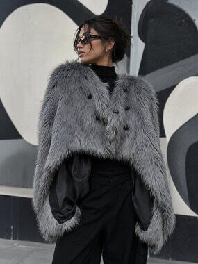 Y-3 by YOHJI YAMAMOTO x ADIDAS Faux Fur Vest